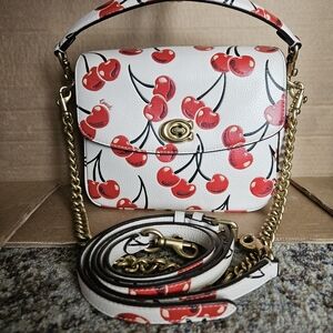 Coach Cherry Print Cassie 19 Crossbody Bag